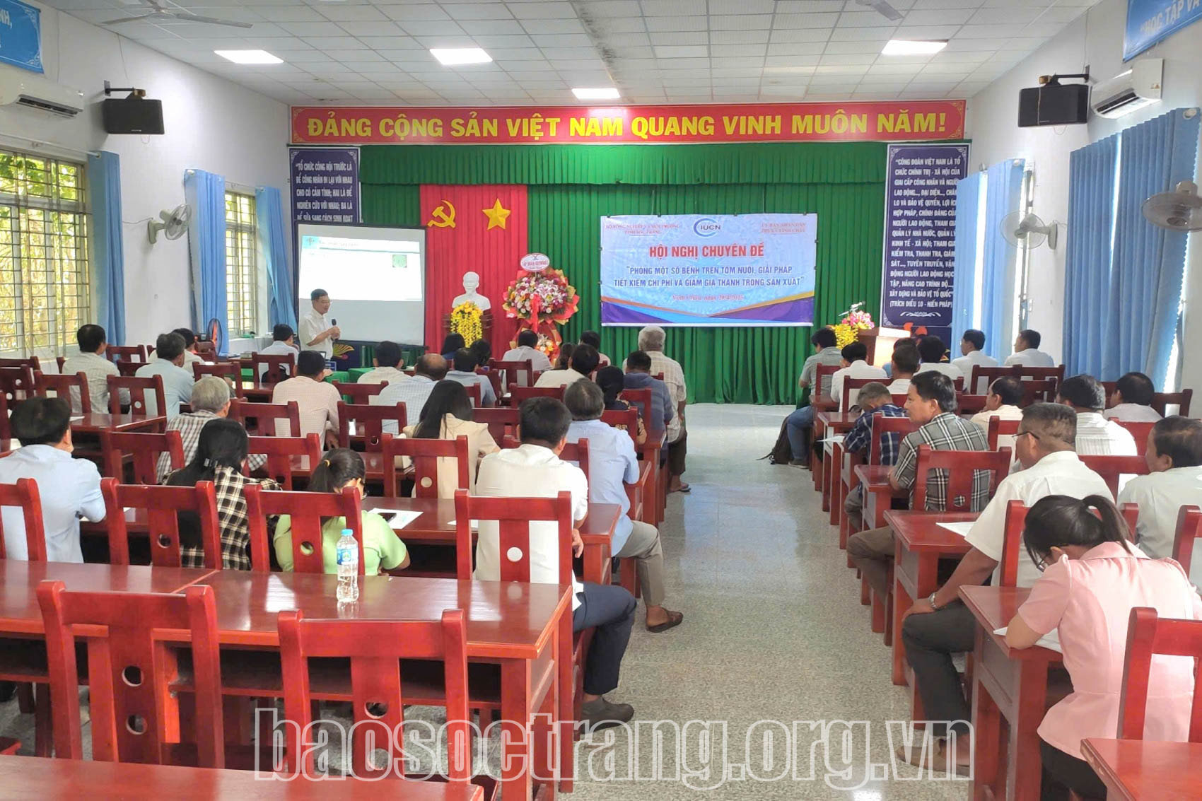 “Phòng bệnh trên tôm và giải pháp giảm chi phí sản xuất tôm”