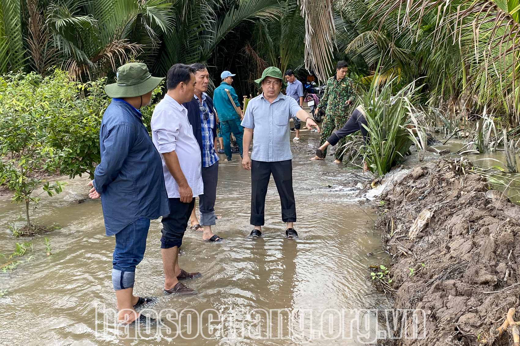 Huyện Cù Lao Dung luôn chủ động và quyết liệt trong phòng ngừa, ứng phó thiên tai