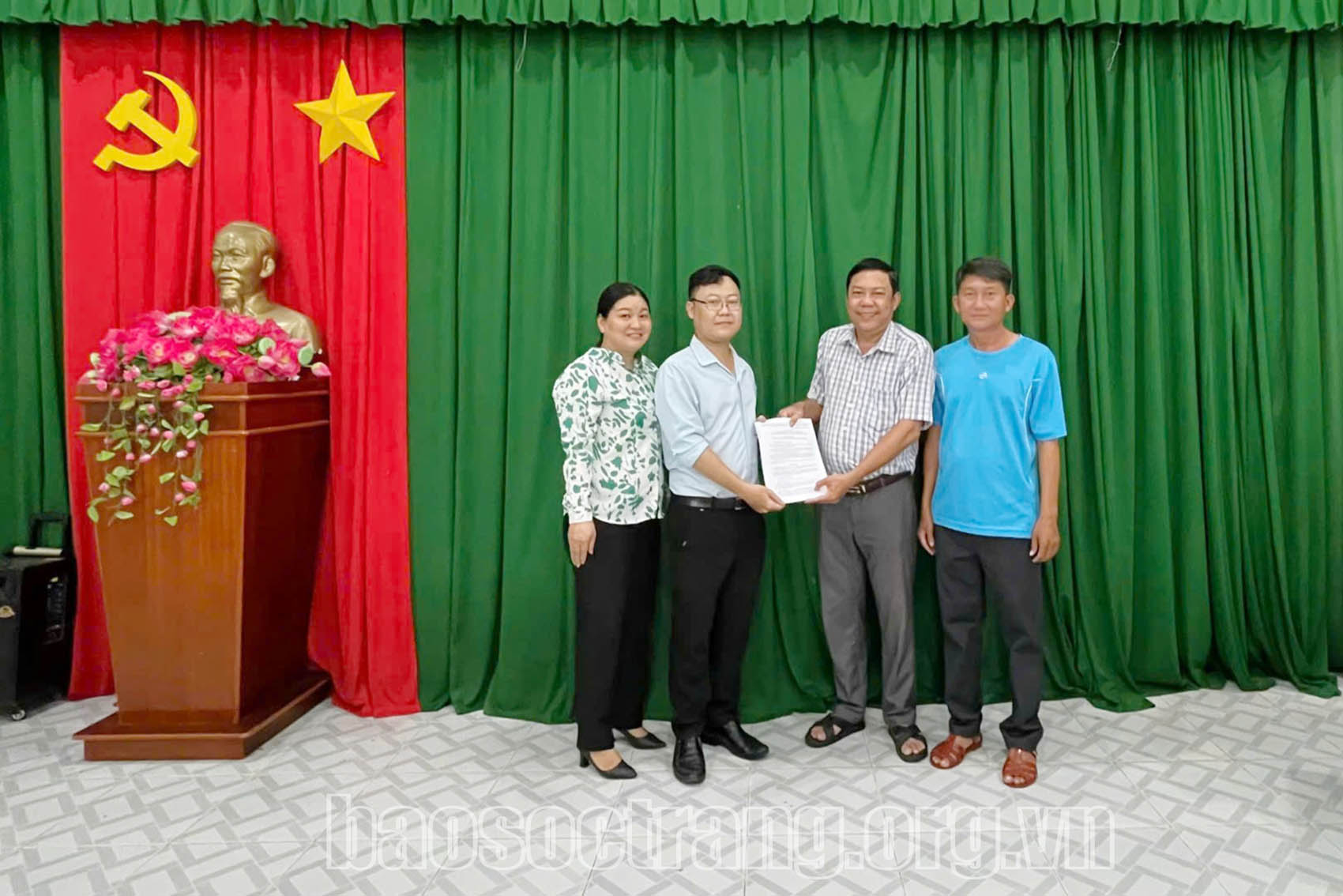 Thành lập Công đoàn cơ sở Trung tâm Hạ tầng và Dịch vụ Khu công nghiệp Sóc Trăng