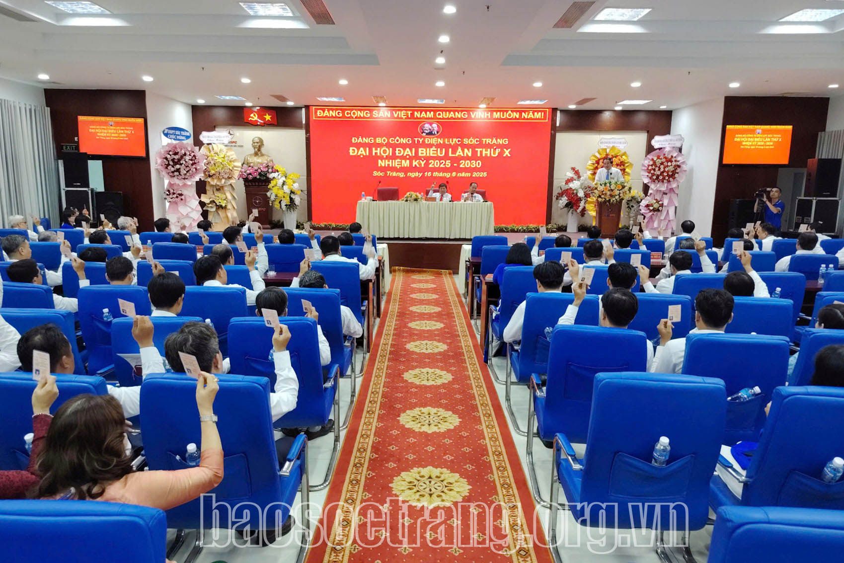 Tổ chức Đại hội đại biểu Đảng bộ Công ty Điện lực Sóc Trăng nhiệm kỳ 2025 - 2030