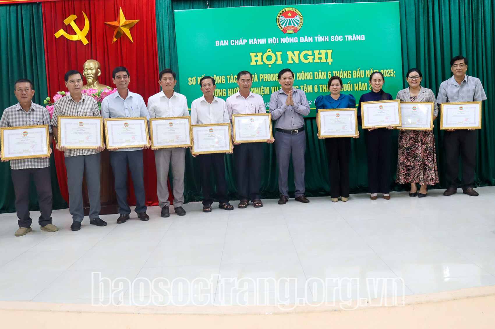 Có 100% hội viên nông dân đăng ký hội viên sản xuất, kinh doanh giỏi