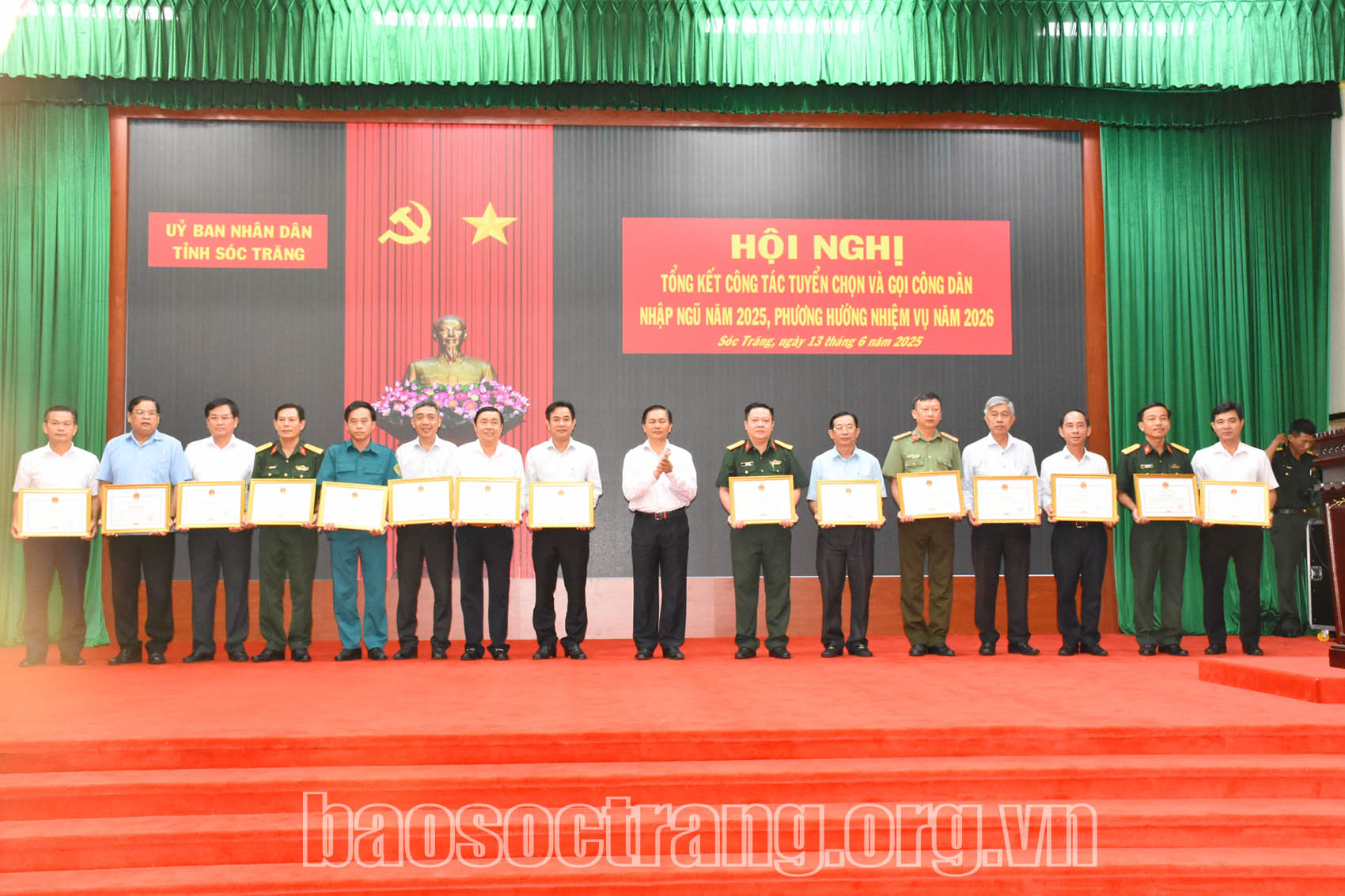 Tổng kết công tác tuyển chọn và gọi công dân nhập ngũ năm 2025