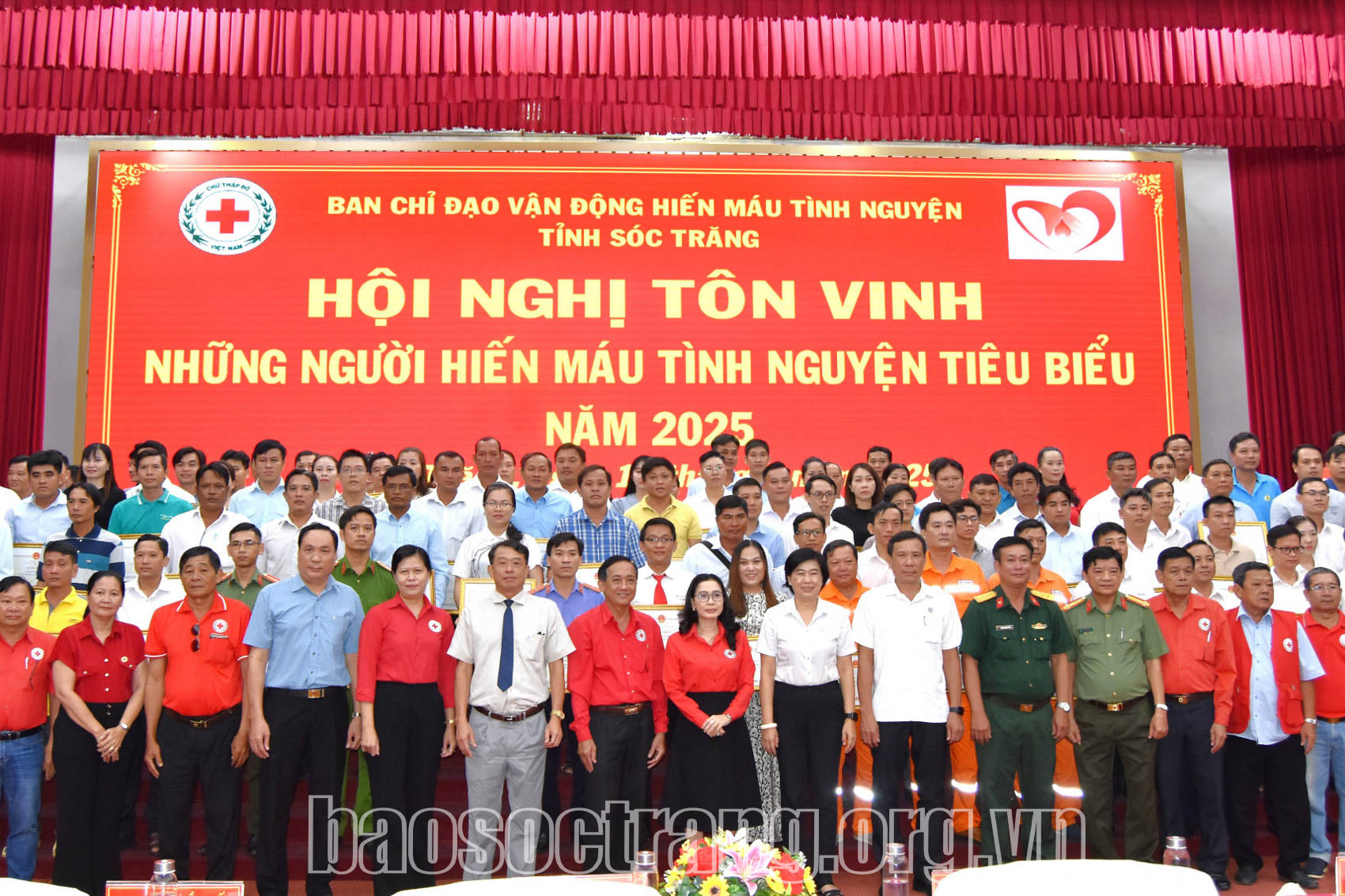 Tôn vinh 205 tình nguyện viên hiến máu tiêu biểu tỉnh Sóc Trăng năm 2025