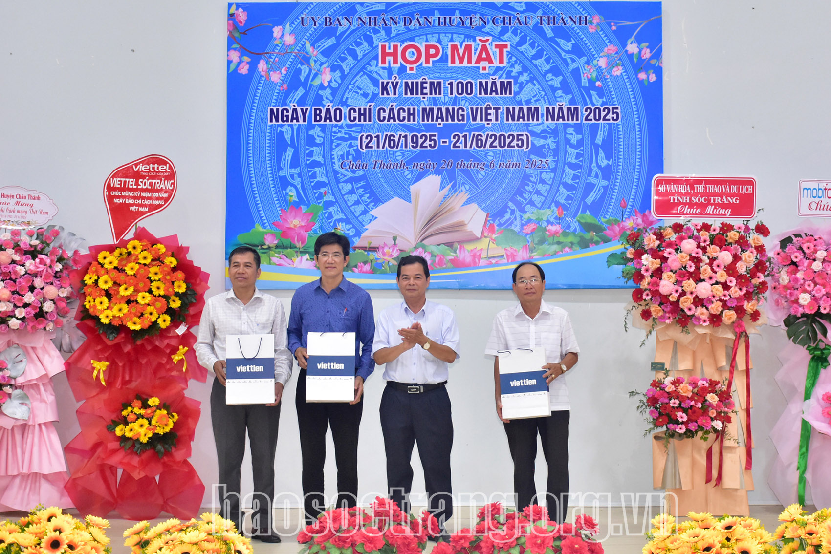 Huyện Châu Thành họp mặt kỷ niệm 100 năm ngày Báo chí cách mạng Việt Nam